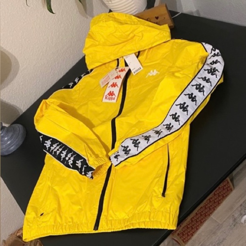 Kappa Bright Yellow Raincoat